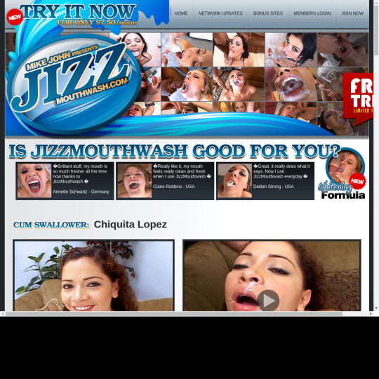 jizz mouth wash