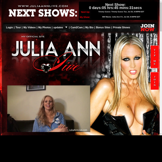 julia ann live