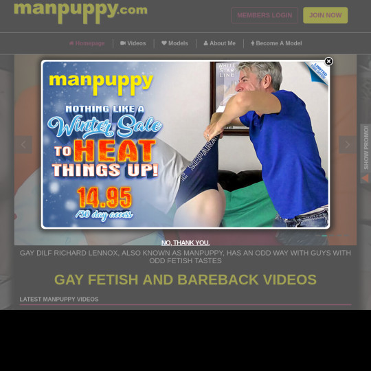 man puppy